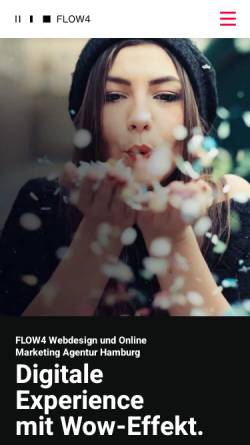 Vorschau der mobilen Webseite www.flow4.com, FLOW4 GmbH&Co.KG