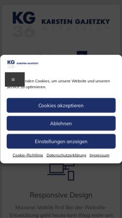 Karsten Gajetzky Webdesign