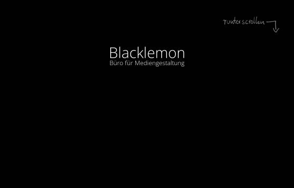 Vorschau von www.blacklemon.de, Black Lemon - Büro für Mediengestaltung