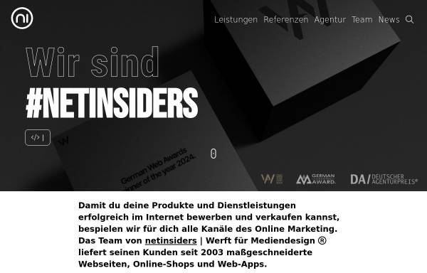 Vorschau von netinsiders.de, Net-Insiders, Frederik Horn