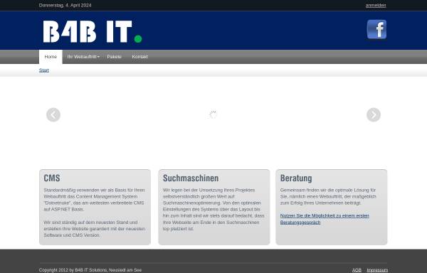 Vorschau von www.b4b-it.at, B4B IT Solutions