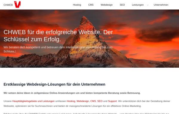 Vorschau von chweb.ch, Bortolotti Webdesign GmbH