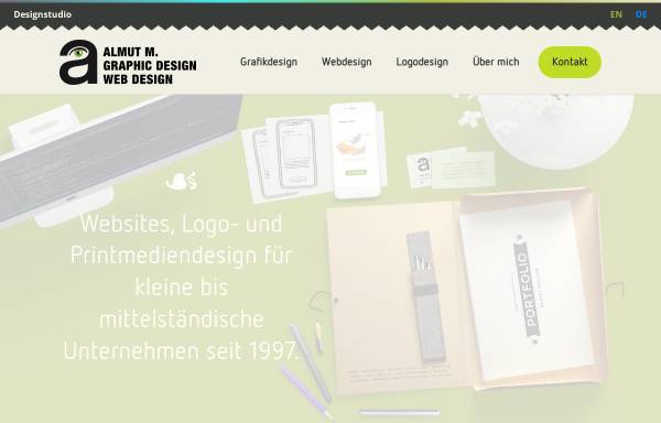 Vorschau von www.almut-m.com, Almut M., Agentur für Grafik Design und Webdesign - Almut Müller