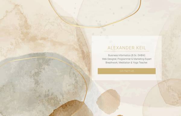 Web Services & Design, Alexander Keil