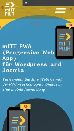 Vorschau der mobilen Webseite mittl-medien.de, mittl medien
