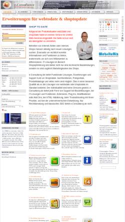 Vorschau der mobilen Webseite www.e-consultancy.de, E-Consultancy, N. Eiglsperger
