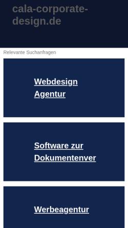 Vorschau der mobilen Webseite www.cala-corporate-design.de, Cala Corporate Design, Julia Ullmann