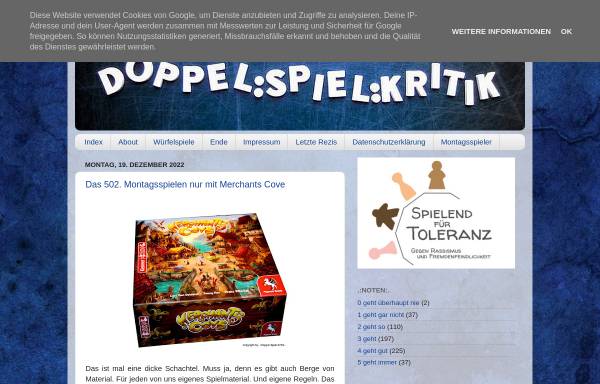 Vorschau von spielekritik.blogspot.com, Doppel:Spiel:Kritik