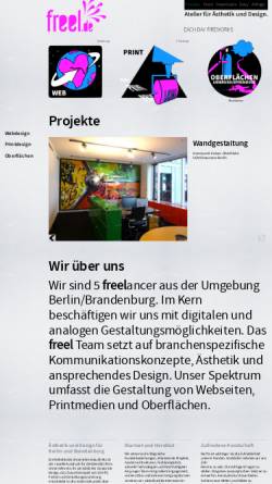 Vorschau der mobilen Webseite www.freel.de, Freel