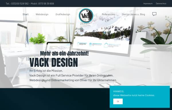 Vorschau von homepage-berlin.com, Vack Design, Oliver Vack