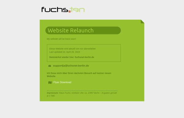 Vorschau von www.fuchsnet-berlin.de, FuchsNet, Klaus-J. Fuchs