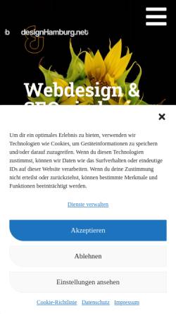Vorschau der mobilen Webseite www.webdesignhamburg.net, Sven Trogus