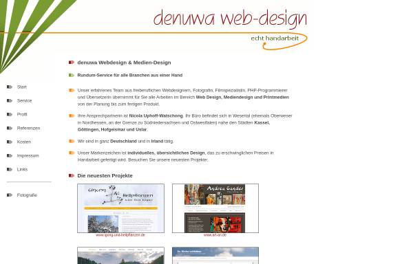 Vorschau von www.denuwa-design.de, Nicola Uphoff-Watschong