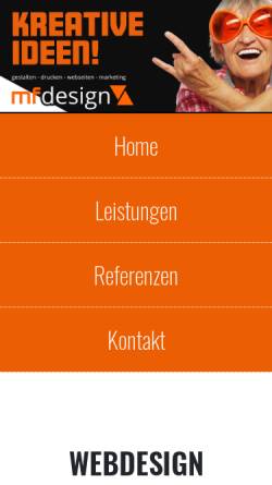 Vorschau der mobilen Webseite www.mf-design-bischoffen.de, Mf Design Bischoffen, Maik Feister