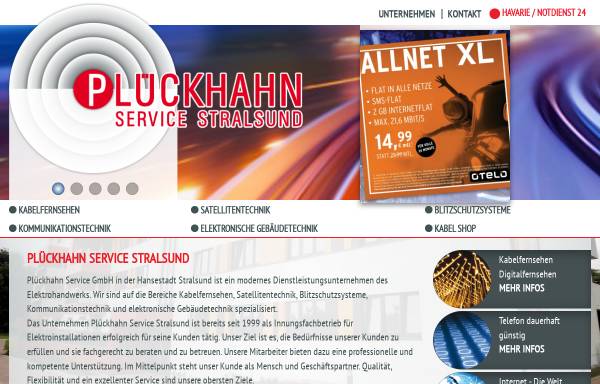 Vorschau von plueckhahnservice.de, Internet Service May