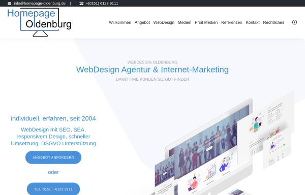 Vorschau von homepage-oldenburg.de, KR Quadrat, Kai Rost