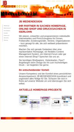 Vorschau der mobilen Webseite jb-mediendesign.de, JB Mediendesign, Jörg Buddruweit