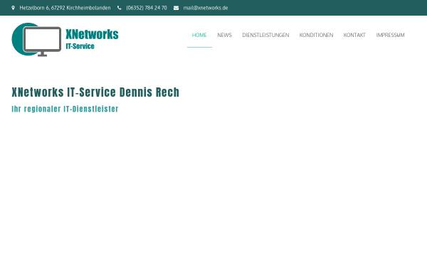 Vorschau von www.xnetworks.de, XNetworks IT-Service, Dennis Rech