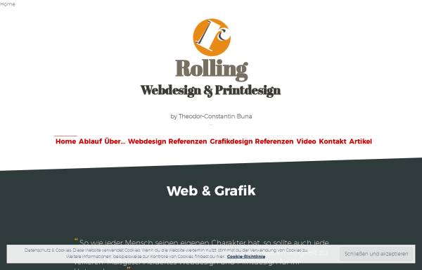 Vorschau von rolling-webdesign.com, Rolling WebDesign, Theodor-Constantin Buna