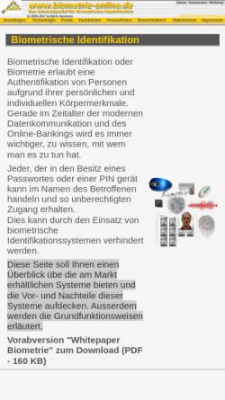Vorschau der mobilen Webseite www.heumann-webdesign.de, Biometrie-Online