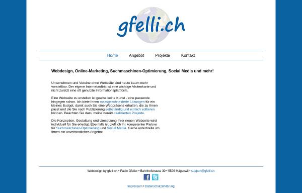 Vorschau von www.gfelli.ch, Gfelli, Fabio Gfeller