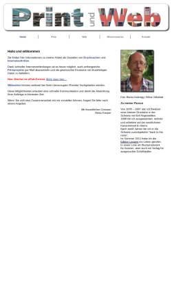 Print und Web, Heinz Kasper