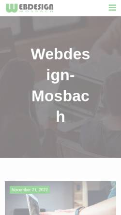 Vorschau der mobilen Webseite www.webdesign-mosbach.de, Medien Design Götz