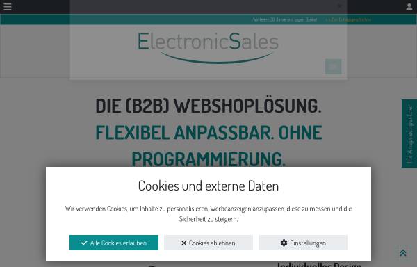 Vorschau von www.electronicsales.de, ElectronicSales GmbH