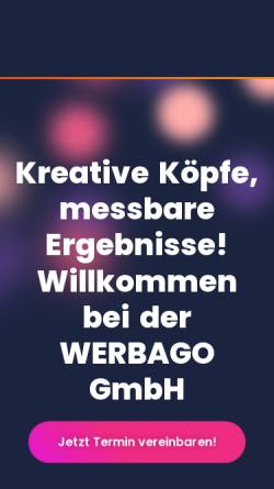 Vorschau der mobilen Webseite www.werbago.com, Werbago GmbH