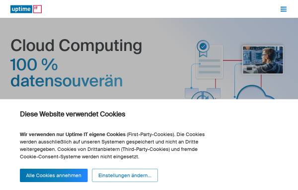 Vorschau von www.uptime.de, Uptime IT GmbH