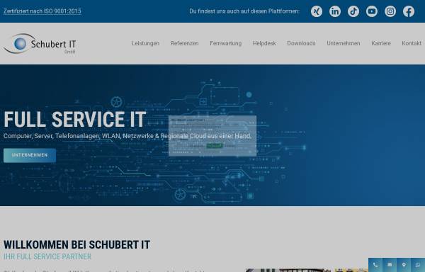 Vorschau von www.firmenspeicher.de, Schubert IT GmbH