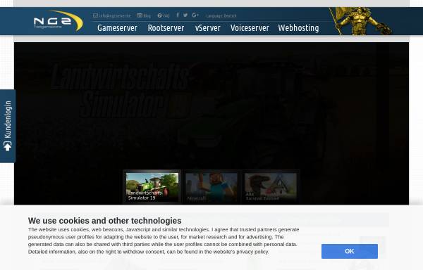 Vorschau von www.ngz-server.de, United Gameserver GmbH