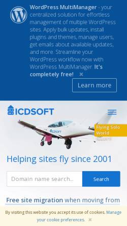 Vorschau der mobilen Webseite www.icdsoft.de, ICDSoft GmbH