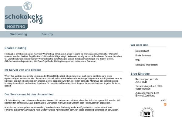 schokokeks.org Hosting