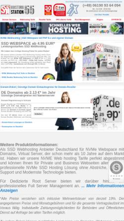 Vorschau der mobilen Webseite station55.de, ISPHTTP Webhosting Provider