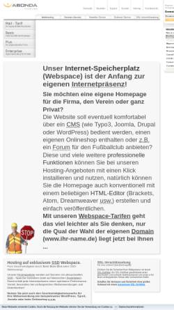 Vorschau der mobilen Webseite abonda.de, Udo Breitbart (Abonda - ProviderWeb)