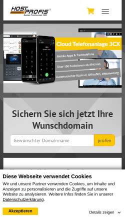 Vorschau der mobilen Webseite www.xpirio.com, Xpirio - TeleTrend Service GmbH