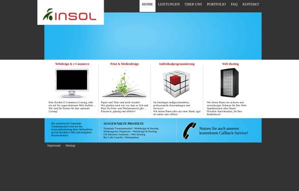Vorschau von www.insol.at, InSol Internetlösungen