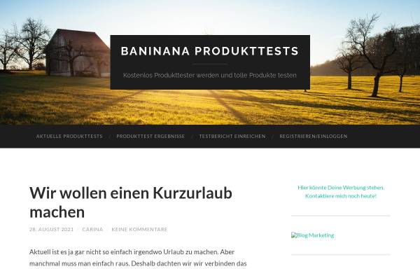 Vorschau von www.baninana.de, Baninana