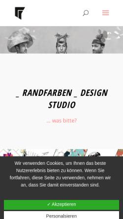 Vorschau der mobilen Webseite www.randfarben.de, Randfarben