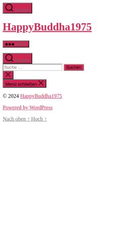 Vorschau der mobilen Webseite www.happybuddha1975.de, HappyBuddha1975
