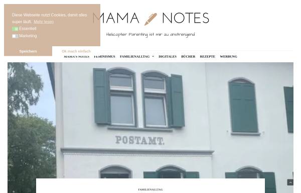 Vorschau von www.mama-notes.de, Mama notes