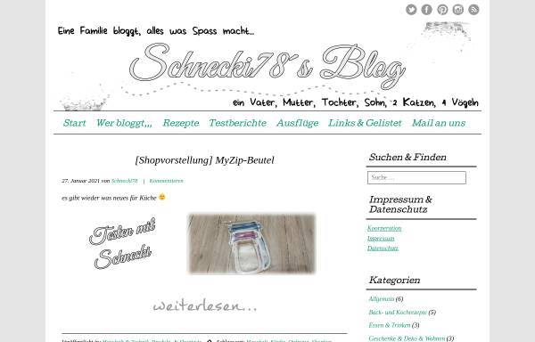 Vorschau von schnecki78.de, Schnecki´s Blog