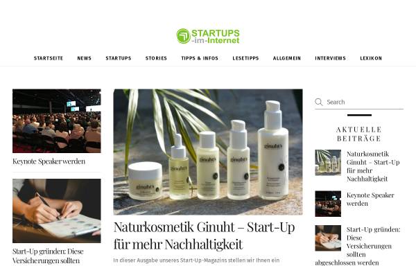 Vorschau von www.startups-im-internet.de, Startups-im-Internet.de