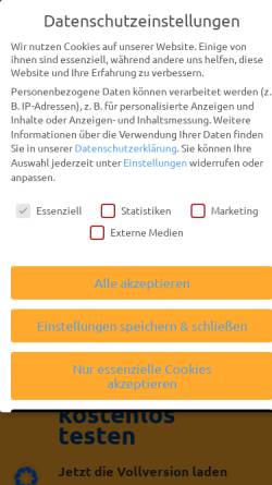 Vorschau der mobilen Webseite www.loginventory.de, LOGINventory