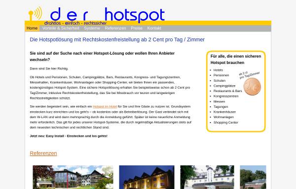 Vorschau von www.der-hotspot.de, TCB Hard + Software GmbH