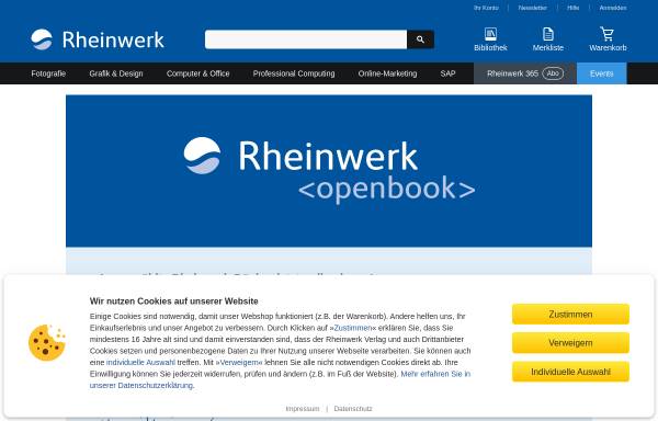 Vorschau von www.rheinwerk-verlag.de, Rheinwerk Openbook
