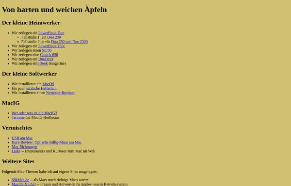 Vorschau von www.haun-online.de, Von harten und weichen Äpfeln