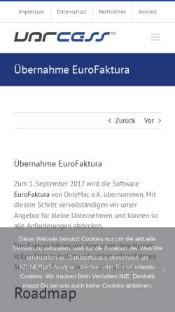 Vorschau der mobilen Webseite www.onlymac.de, OnlyMacSoftware