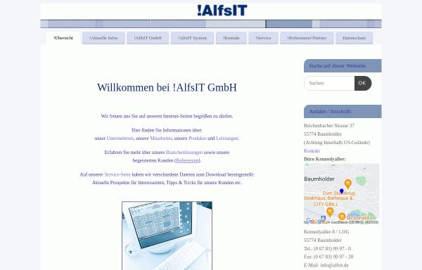 Vorschau von www.alfsit.de, AlfsIT GmbH